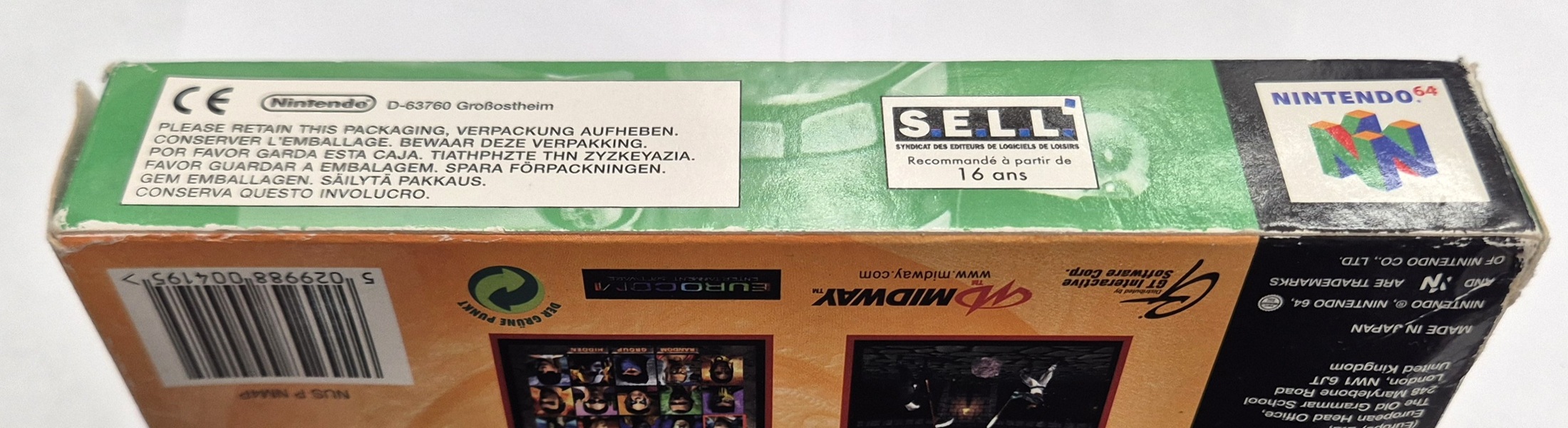 Mortal Kombat 4 N64 OVP