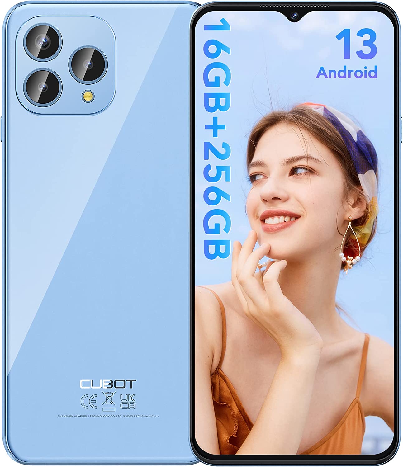 Cubot P80 256GB Blau