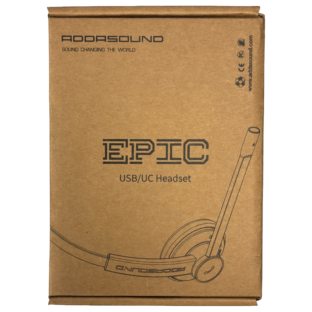 Addasound ESB/SUB-C Headset Epic 302 Schwarz
