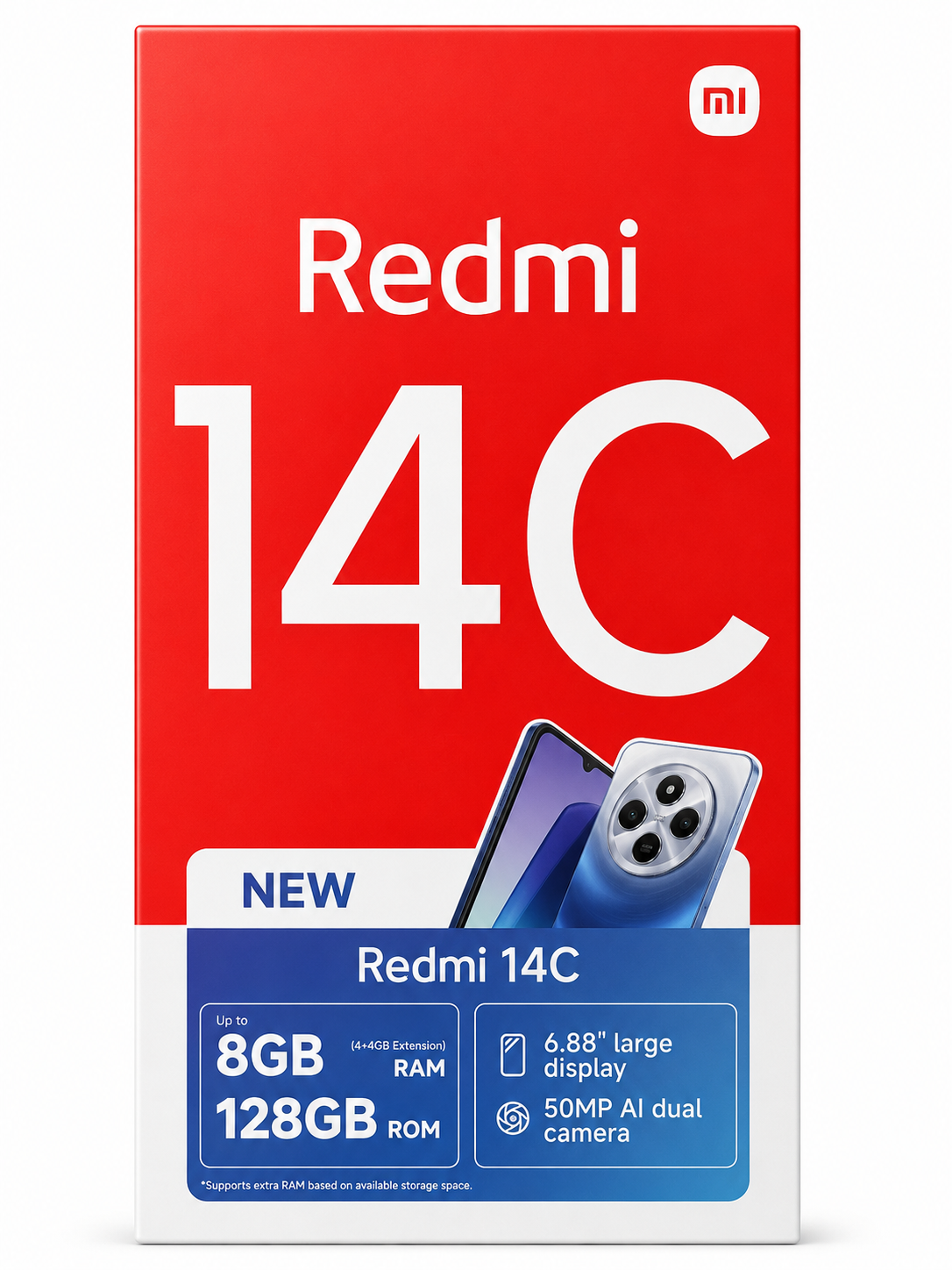 Xiaomi Redmi 14C 128GB 4GB Sage Green