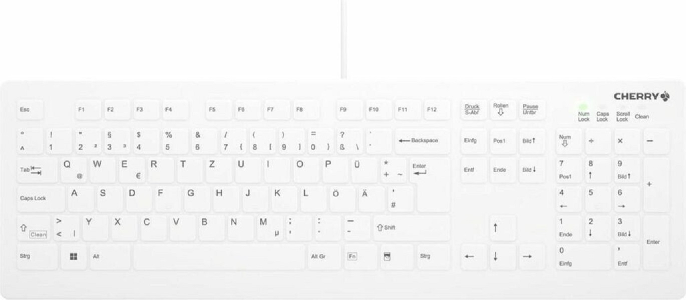 CHERRY AK-C8112 Medical Keyboard White