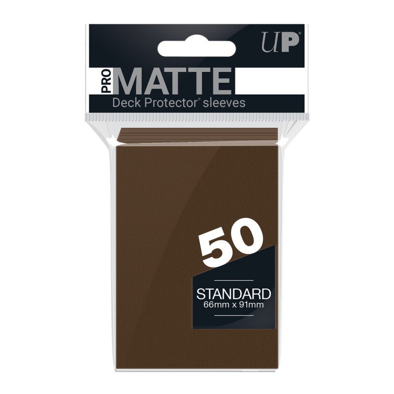 Ultra Pro Standard Sleeves: Braun [Matt] (50 Sleeves