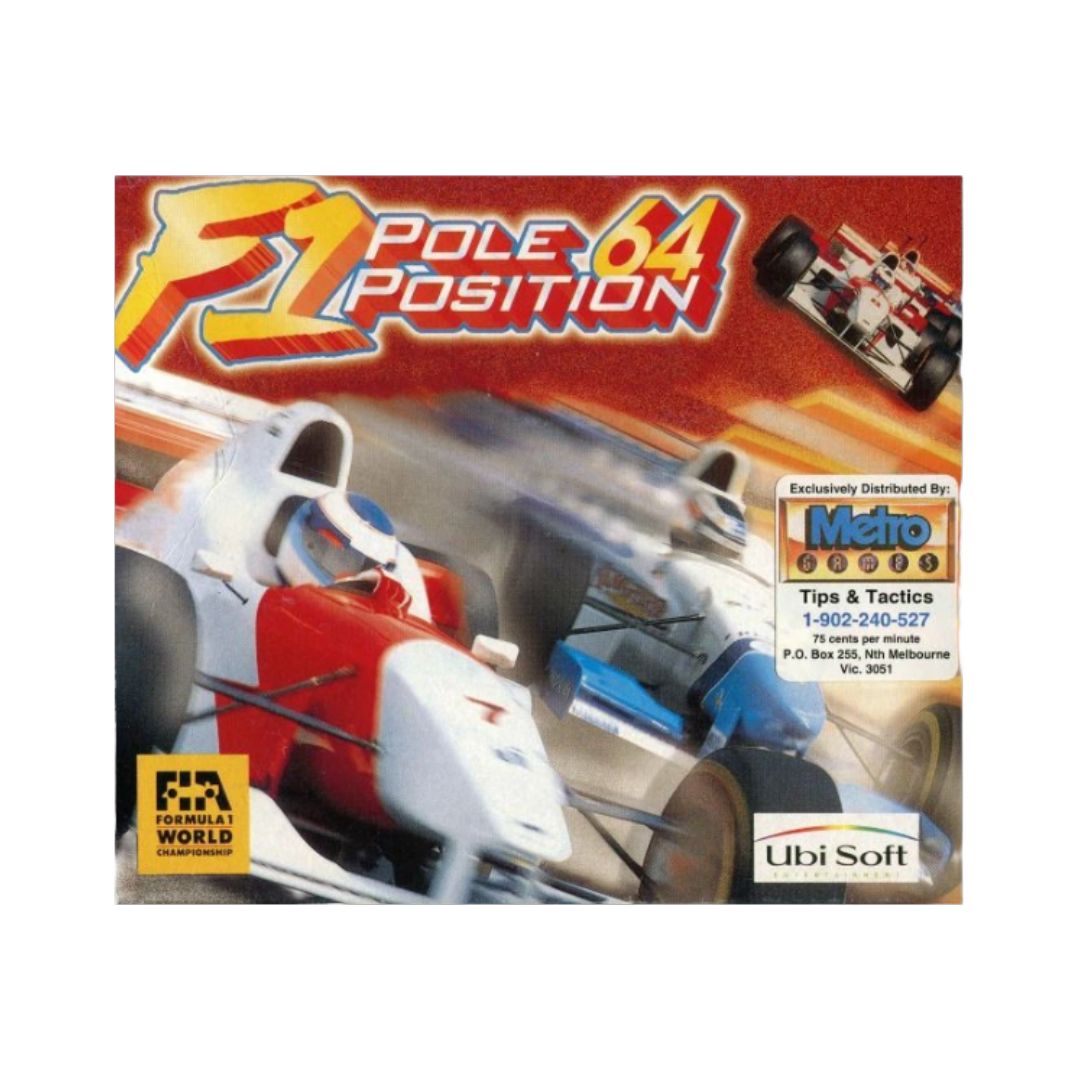 F1 Pole Position 64 N64 OVP PAL