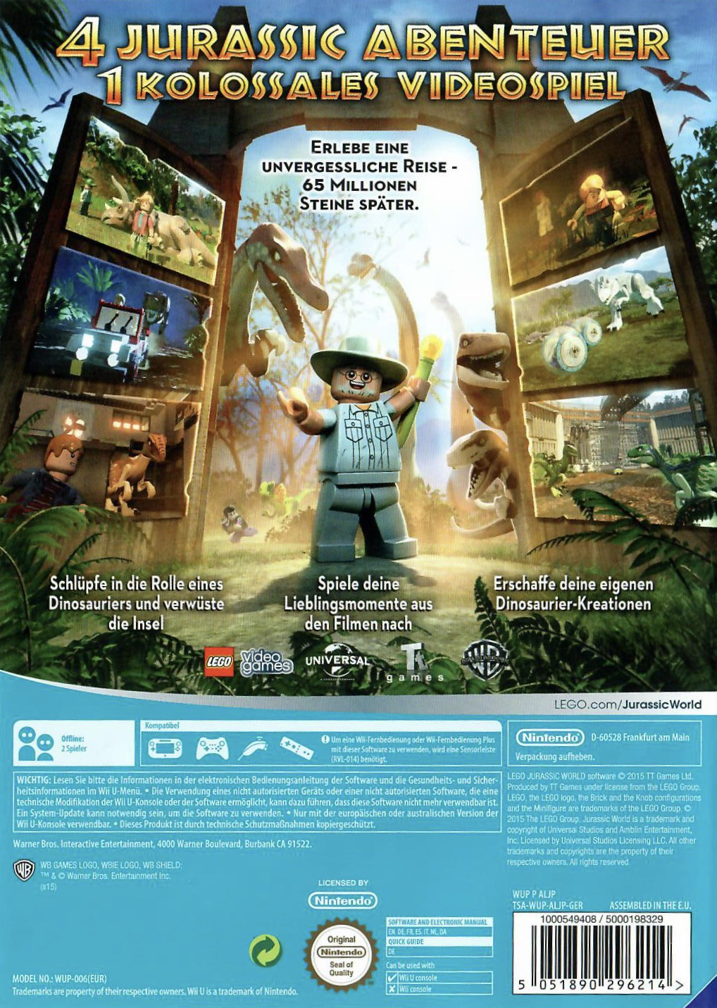 Lego Jurassic World Wii U