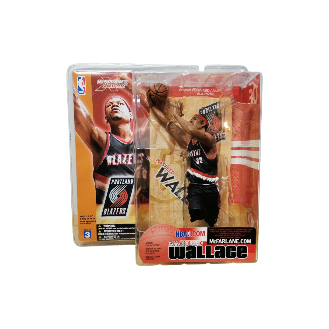 NBA McFarlane's Sport Picks Rasheed Wallace Series 3 Portland Blazers Figur