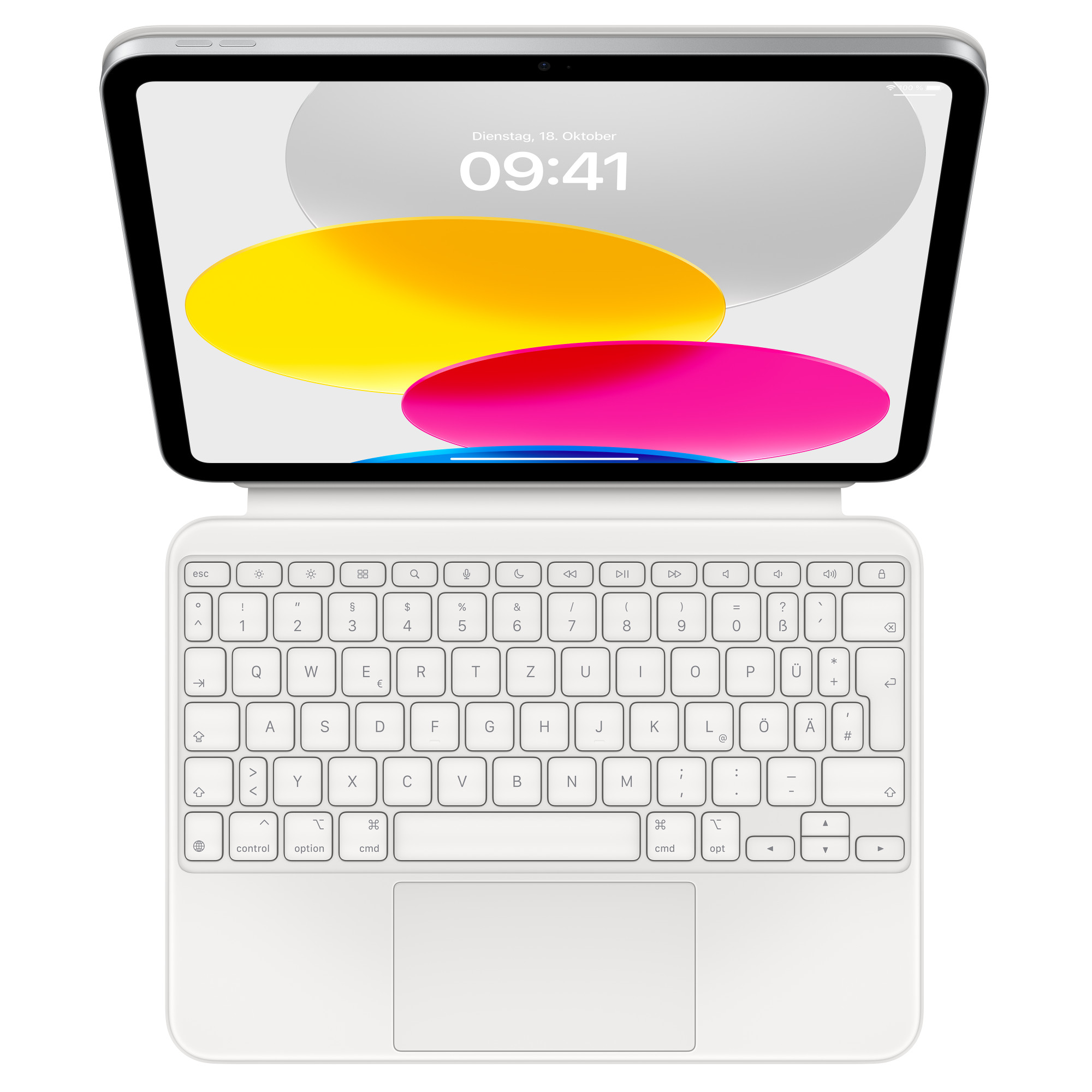 Apple Magic Keyboard Folio für iPad (A16) QWERTZ Deutsch MQDP3D/A