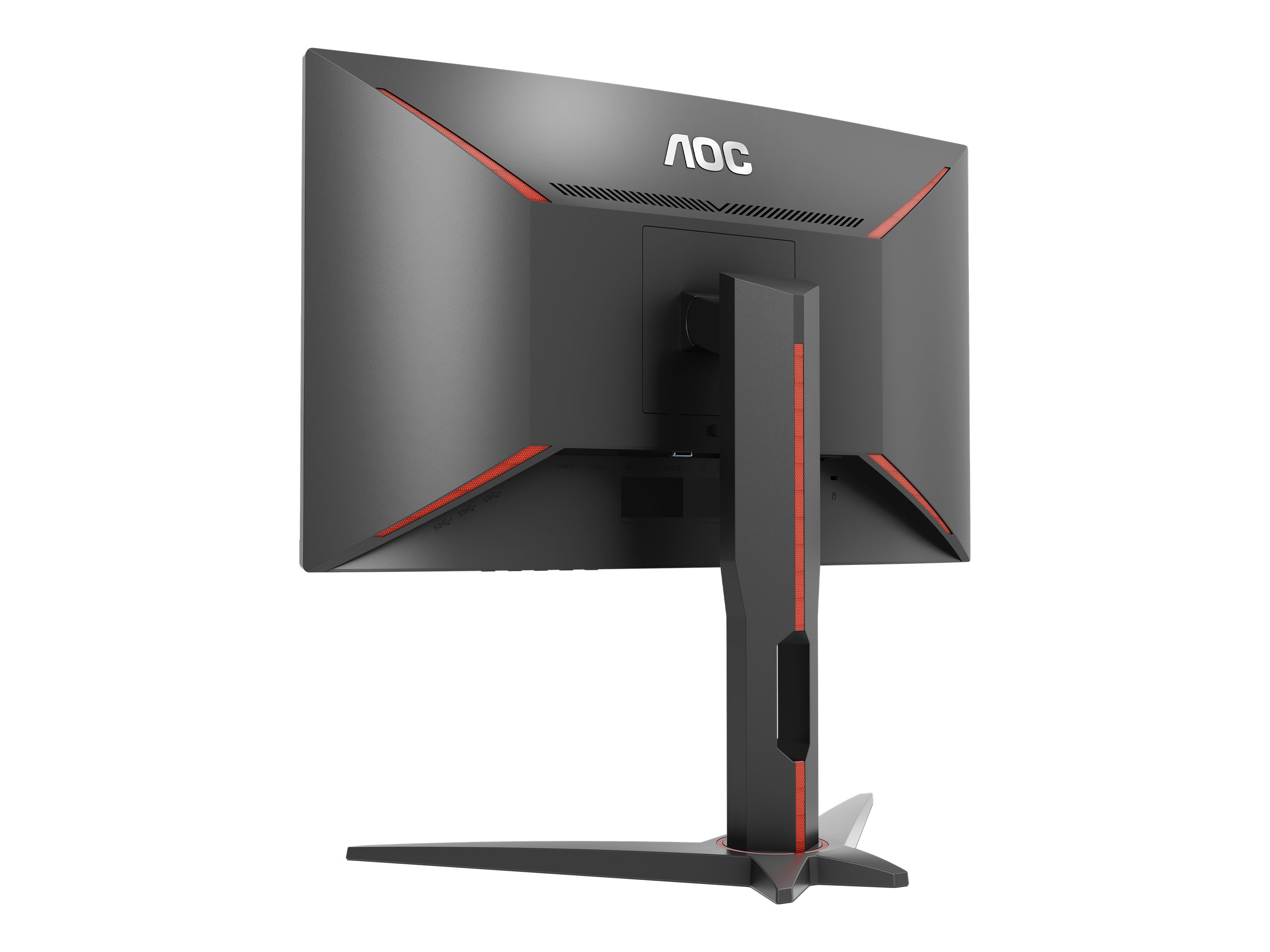 AOC 27" Gaming Monitor Full HD Curved Led 144hz C27G1Schwarz Rot