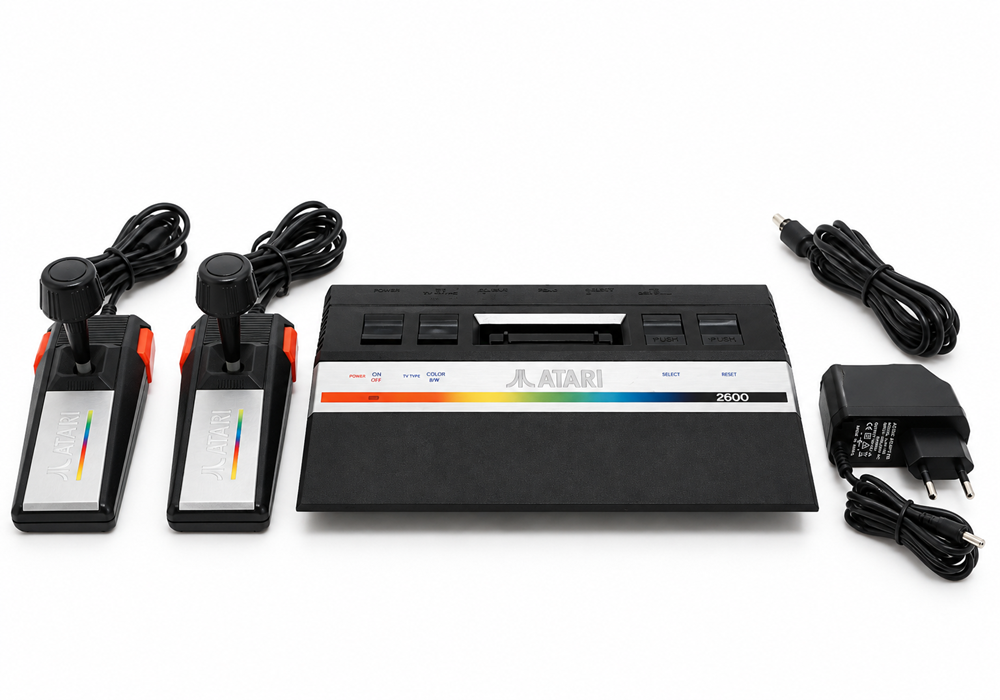 Atari 2600 Konsole + 2 x Joystick