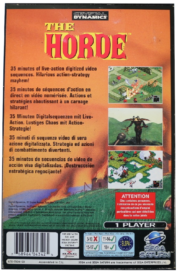 The Horde Sega Saturn