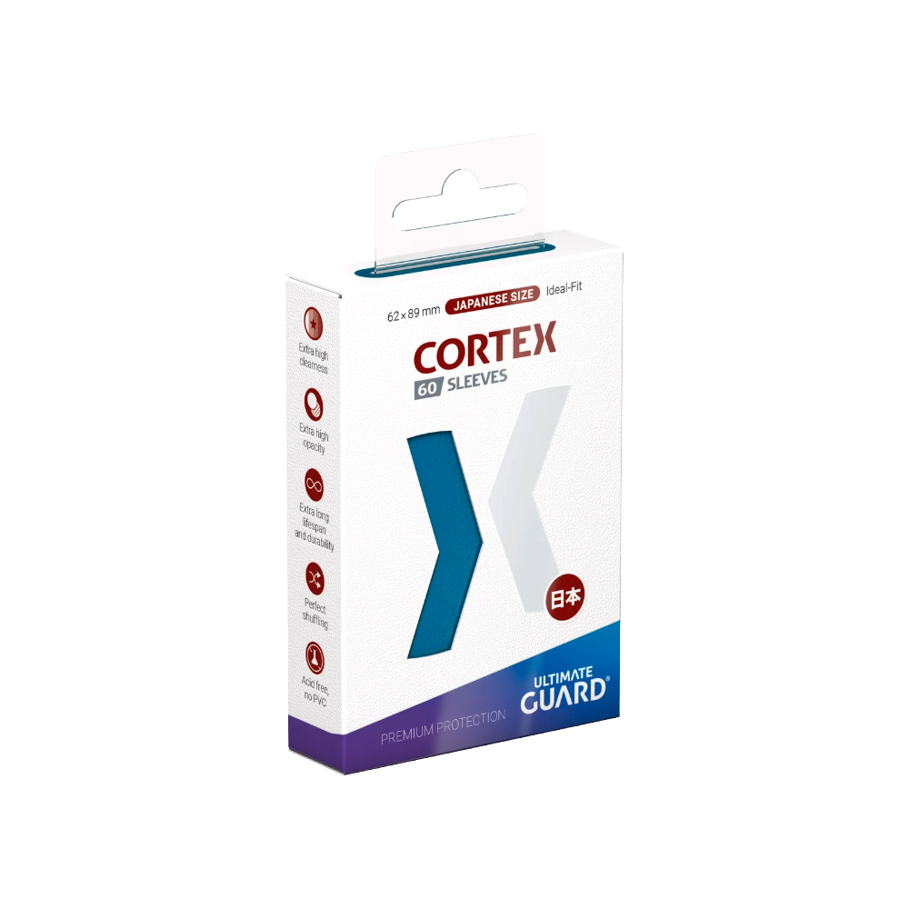 Cortex 60 Sleeves Japanese Size Petrol Ultimate Guard