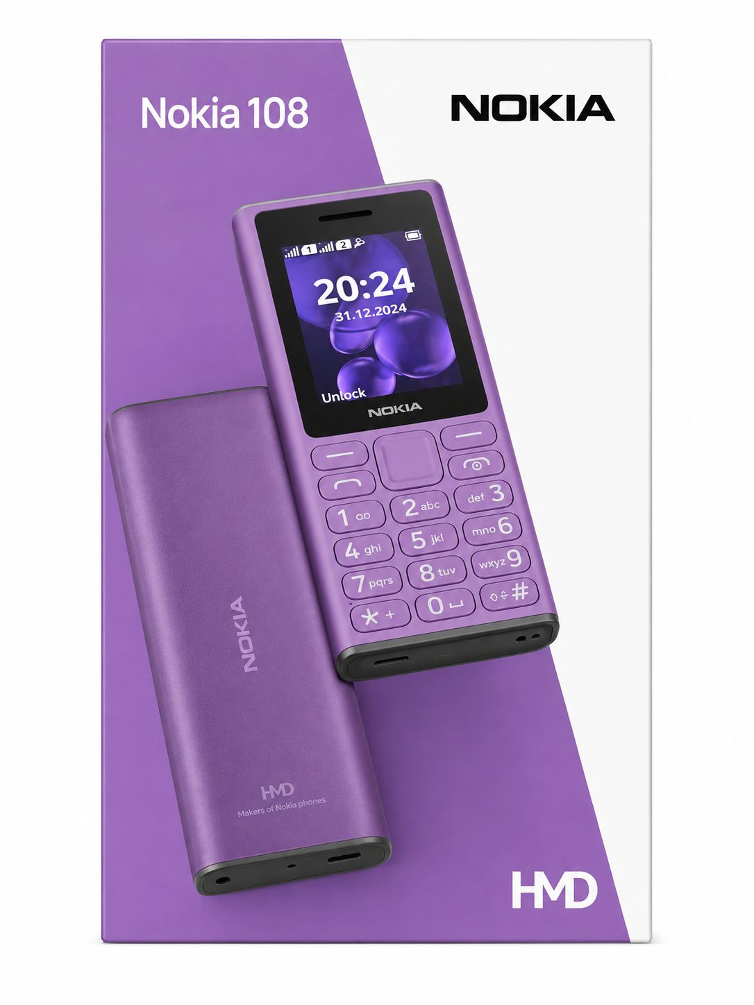 Nokia 108 Black TA-1627/DS