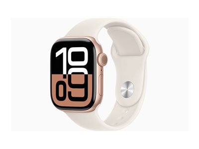 Apple Watch Series 10 (GPS) 42 mm Aluminium Roségold MWWH3QF/A