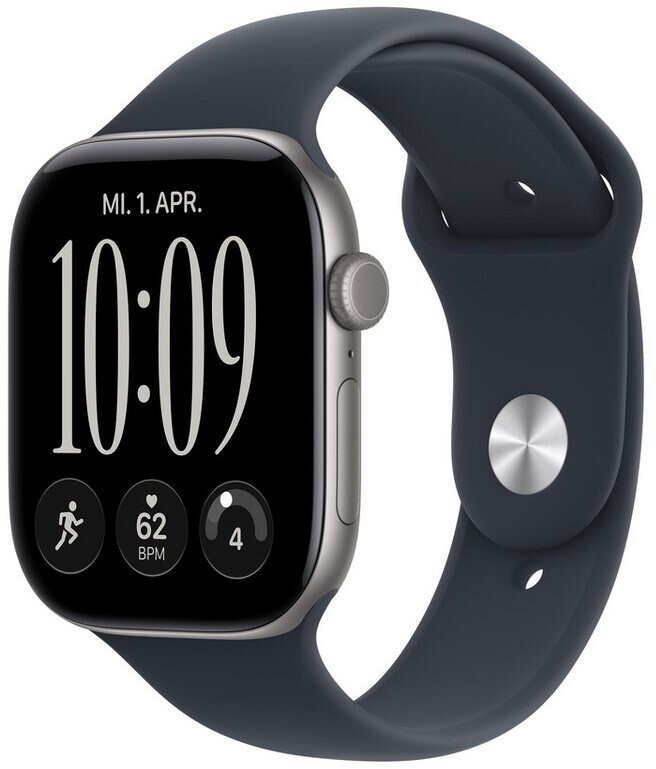 Apple Watch Series 12 46mm GPS Space Gray Al Navy Blue SB S/M MJEH4ZR/A