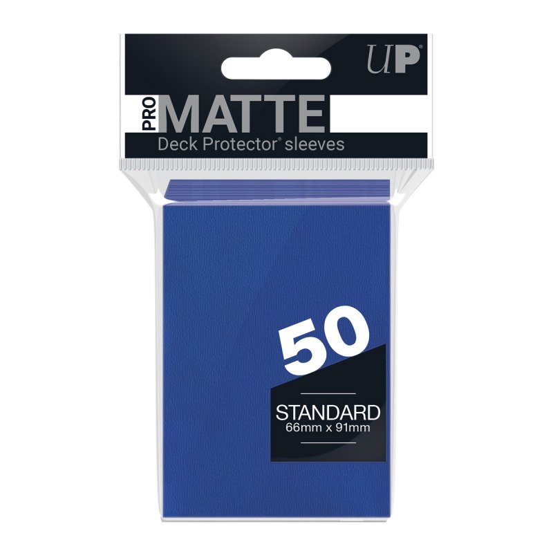 Ultra Pro Standard Sleeves: Blau Matt 50 Sleeves