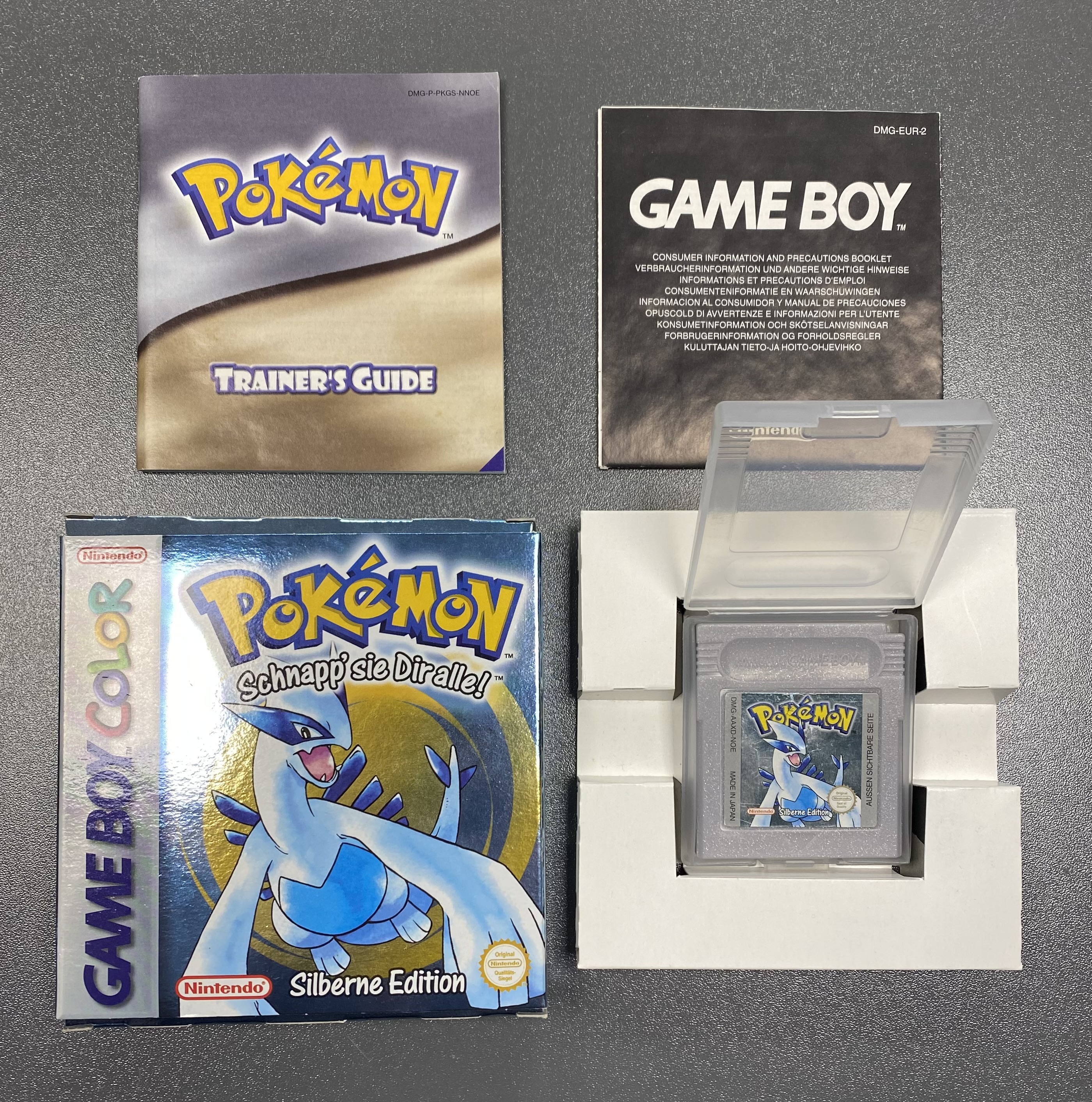 Pokemon Silberne Edition mit OVP GBC