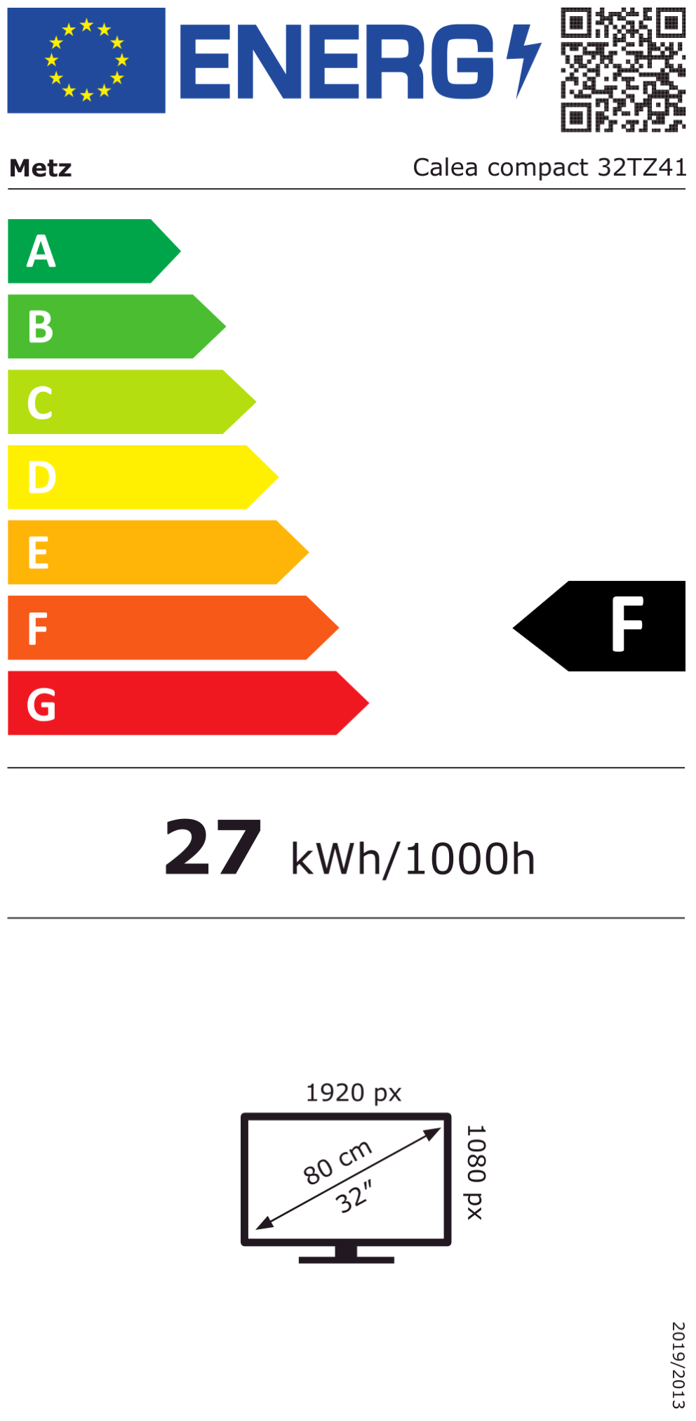Metz Calea Compact LED TV 32 Zoll 32TZ41
