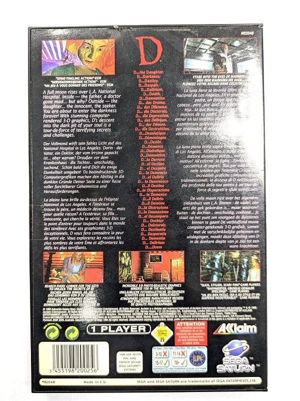 D Sega Saturn Spiel