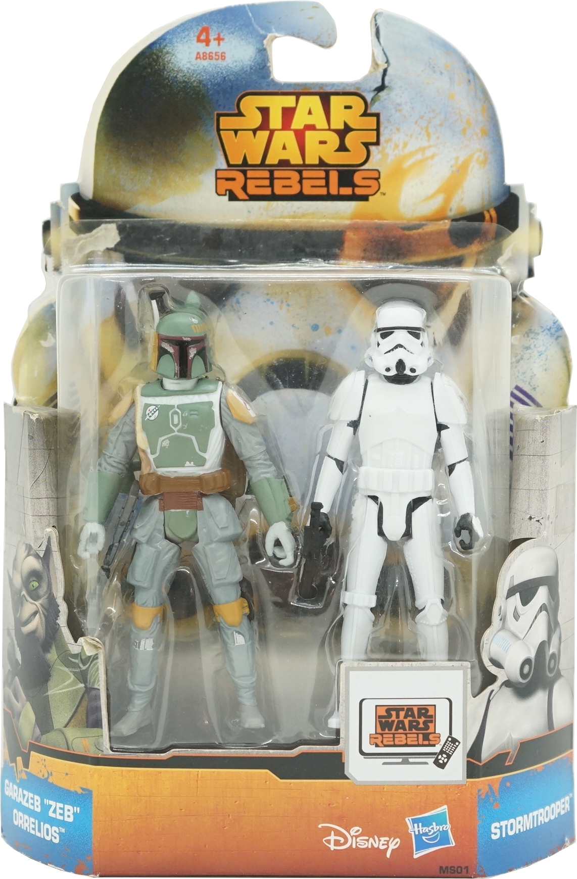 Hasbro Star Wars Rebels Garazeb "Zeb" Orrelios + Stormtrooper Figuren