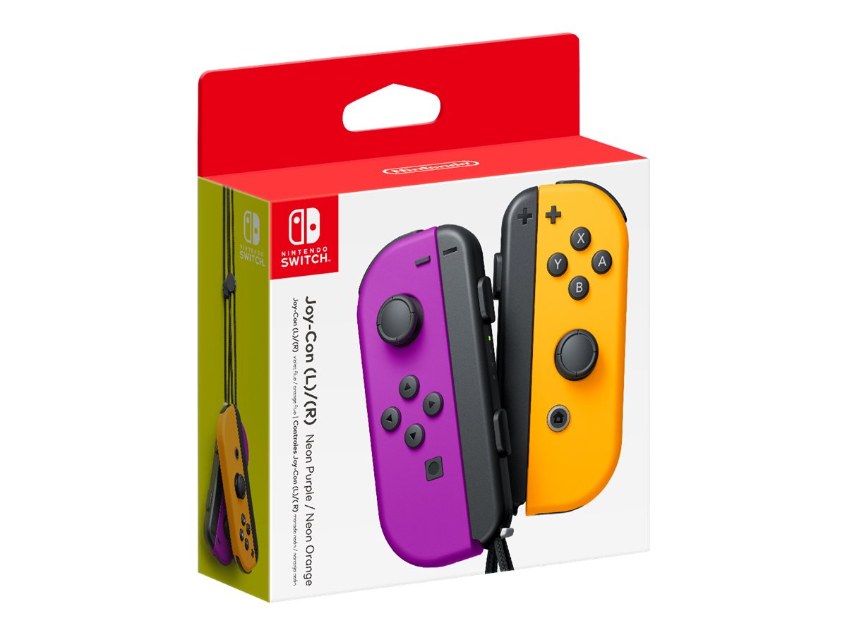 Nintendo Switch Joy-Con Neon Lila / Orange HAC-016