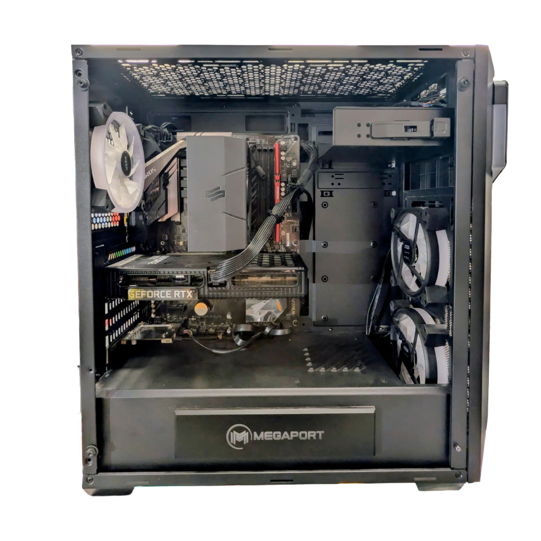 Megaport Gaming PC AMD Ryzen 7 5700X RTX 3060 16GB DDR4 480GB SSD 2TB HDD