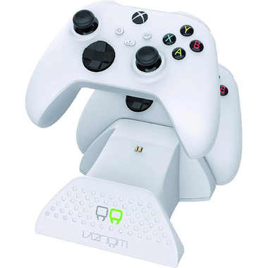 Venom Twin Charging Station für Xbox One / Xbox Series S/X Weiß