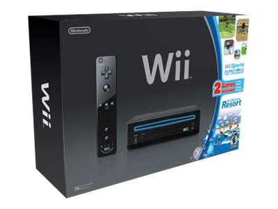 Nintendo Wii Schwarz RVL-101