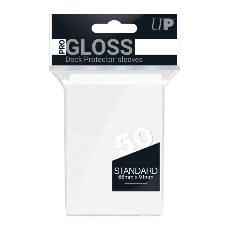 Ultra Pro Standard Sleeves Weiß Hochglanz 50 Sleeves